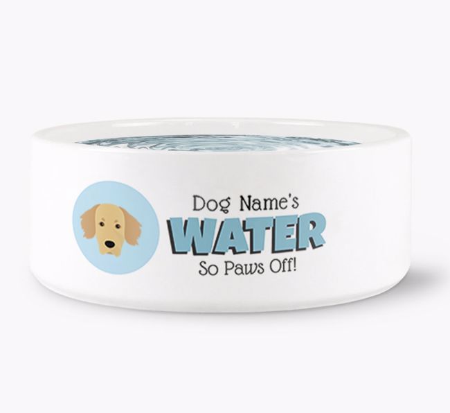 Personalised '{dogsName}'s Water' Bowl 